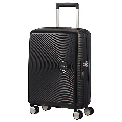 American Tourister Soundbox 4-Wheel 55cm Cabin Case Bass Black American Tourister Soundbox 4-Wheel 55cm Cabin Case Bass Black